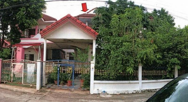 บ้านแฝดหลุดจำนอง ธ.ธนาคารอาคารสงเคราะห์ กรุงเทพมหานคร ลาดกระบัง คลองสองต้นนุ่น