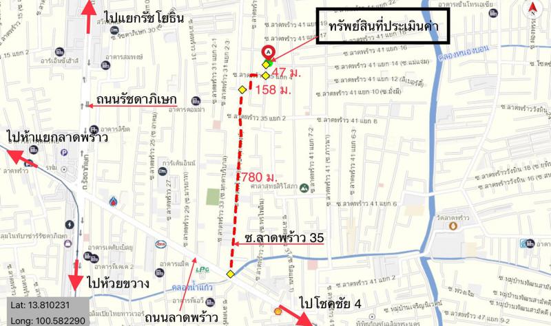 บ้านเดี่ยวหลุดจำนอง ธ.ธนาคารกสิกรไทย กรุงเทพมหานคร เขตจตุจักร จันทรเกษม